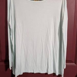 Piko 1988 Long Sleeve Scoop Neck Top - Mint